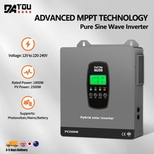 Inverter Solare Ibrido 12V 1800W Off-Grid MPPT 100A 230V Onda Sinusoidale Pura