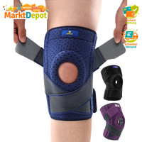 Kniebandage Verstellbar Mit Seitlichen Stabilisatoren Und Patella-Gelpolstern