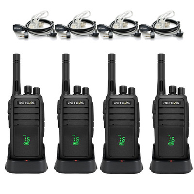 walkie talkie long range 4 pack RT21H FRS 1200mAh Waterproof Two Way Radio + Mic