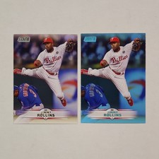 2025 Stadium Club #176 Jimmy Rollins Light Blue + base Philadelphia