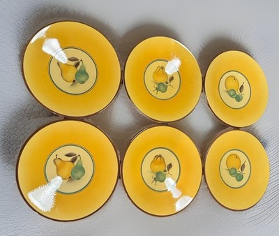 Royal Copenhagen Denmark BELLONA 4 Dessert Plates Nils Thorsson 1950s