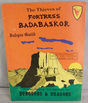 Thieves of Fortress Badabaskor 1980 3rd Print D&D Judges Guild Bledsaw & Owen