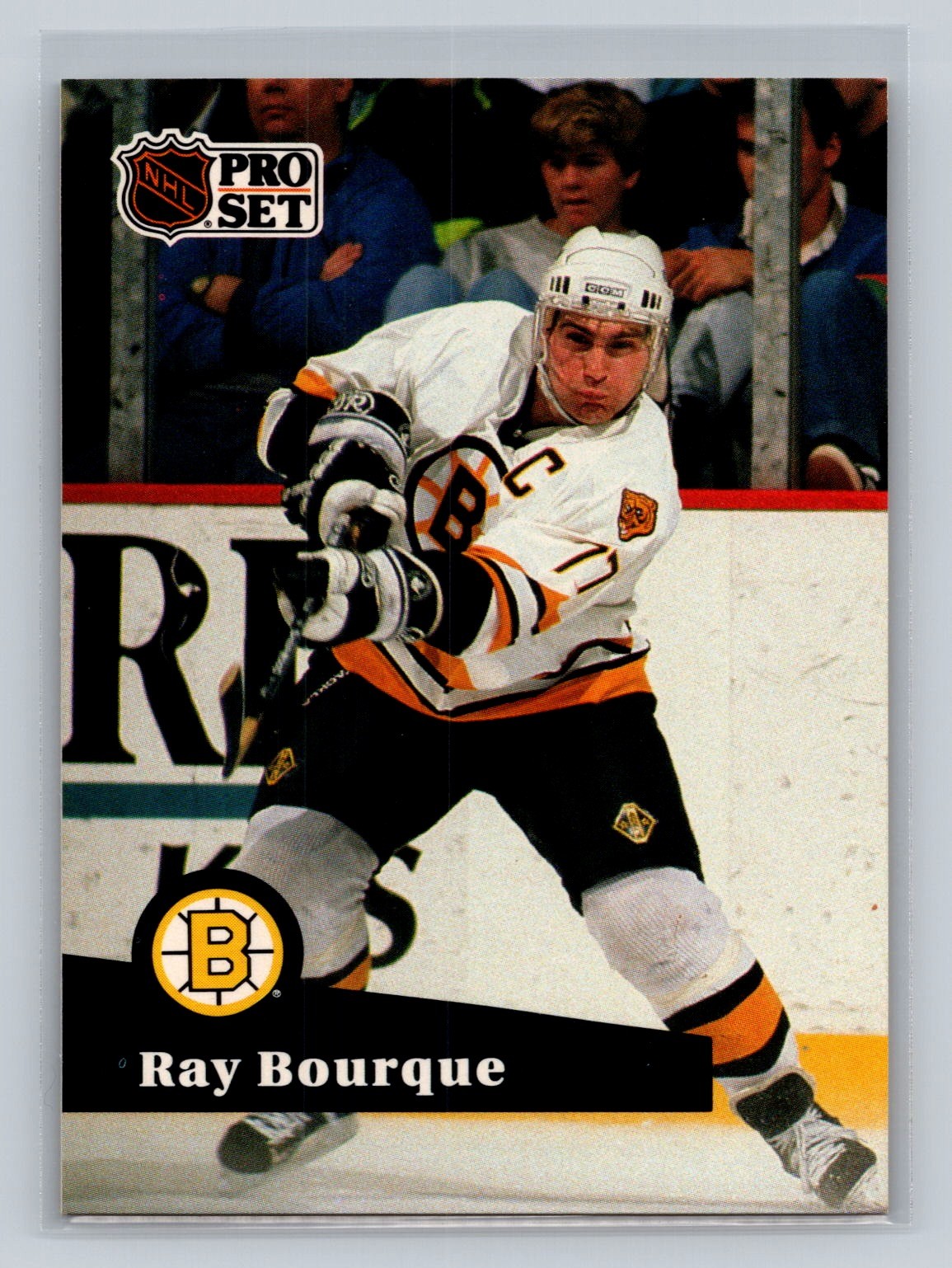 1991-92 Pro Set French #9 Ray Bourque Boston Bruins