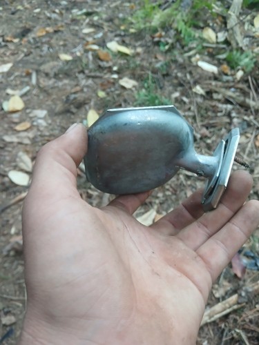 Vintage Silver Pewter Scallop Shell-Shaped Bathroom Soap Dish - Picture 6 of 10