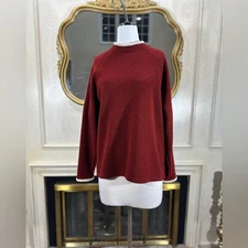 KÜHL Alfpaca Fleece Pullover Red Sherpa Trim Outdoor Sweater