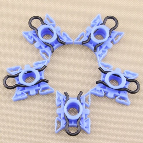 Regulator Clip For Volvo S60 80 V70 960 XC90 XC70 Window 5pcs Kit Blue Pivot - Picture 3 of 4