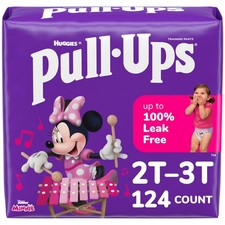 Pull-Ups Girls' Potty Training Pants, Size 2T-3T Training Underwear 16-34 lbs ,