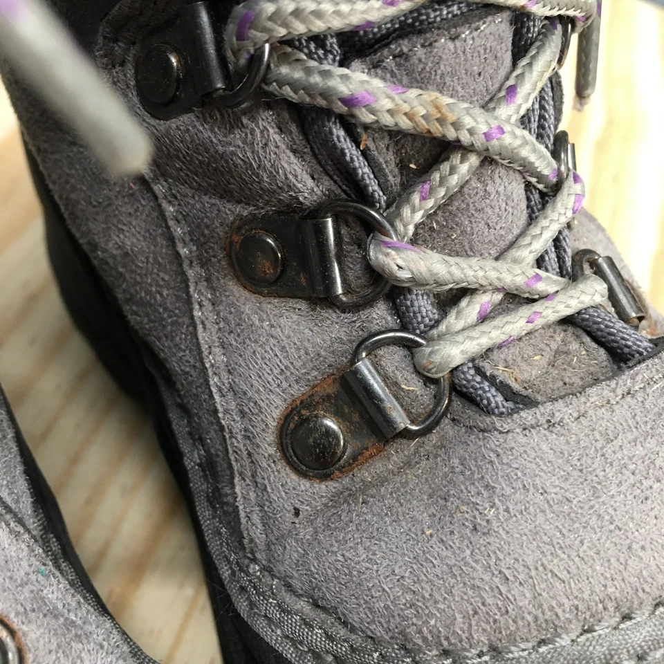 Botas Itasca Mujer 8 Granite Peak 3M Thinsulate Gris Nieve Imitación Cuero Tobillo Top Foto 4 de 4