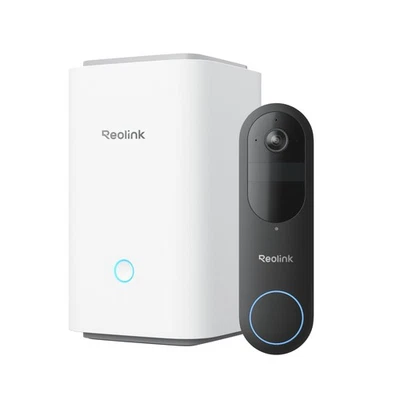 Reolink Système de sécurité avec vidéoportier 2K à batterie Home Hub+Doorbell - Photo 1/4