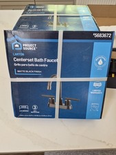 New Project Source Larton Bath Faucet Matte Black 5683672