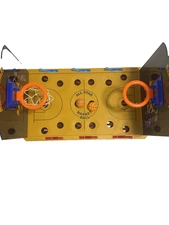 Full Court Table Top Basketball Game Works Great. Used. Electronic Score Display