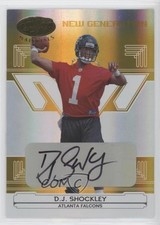 2006 Leaf Certified Materials Mirror Gold Signatures 23/25 DJ Shockley Auto 3c7