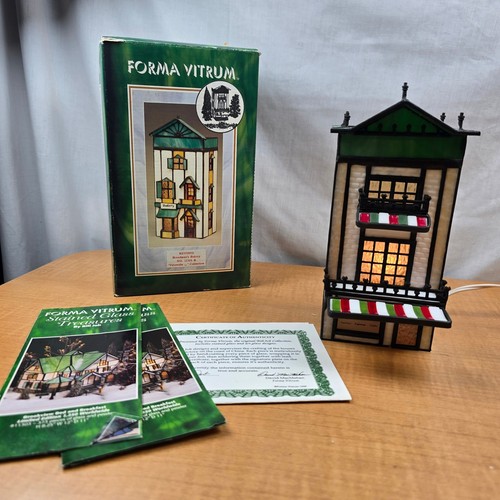 Forma Vitrum Breadman's Bakery *REVISED* SIGNED Bill Job COA Stained Glass