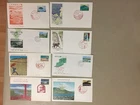 Eight Japan NATIONAL PARKS fdc