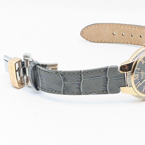 Citizen E031-S080509 Eco-Drive Acier Inoxydable Boîte Solaire Montre Hommes Auth - Photo 10 sur 10