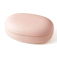 Takenaka Mayu Bento Box Lunch Box Medium Pink 480ml + 200ml Round From Japan New