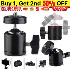 90 ° Swivel Ball Joint 1/4 "screw Camera Tripod Mounting Bracket for  Camera UK