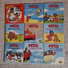 Verschiedene Pixi Bücher von Petzi von 1999 und 2001, Preis pro Stück