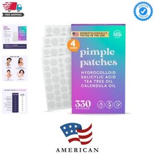 330 CT Pimple Patches for Face w/Salicylic Acid, Tea Tree Oil Calendula Oil...