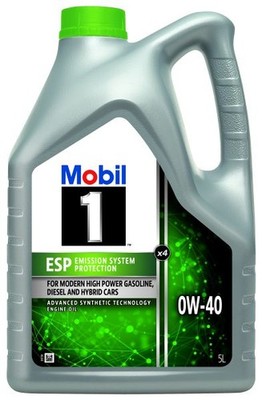 For Mobil Mobil 1 ESP 0W40 X4 5L Engine Oil 0W40 5L Mobil 1 Synthetic 157814 En