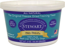 Stewart Freeze Dried Beef Liver Dog Treats, Grain Free, All Natural, Made in USA