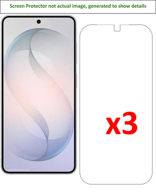 3x Samsung Galaxy S26 Screen Protector w/ cloth