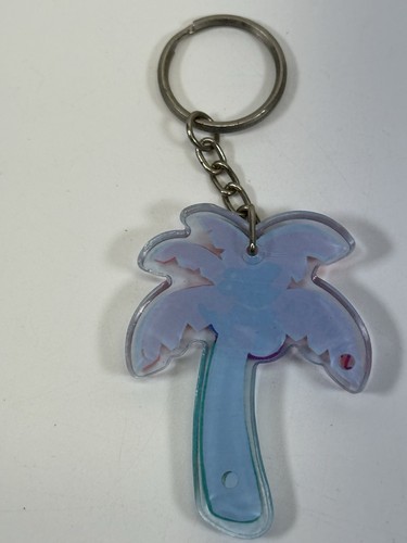 Jamaica Blue Leaf Tree Keyring Keychain - Afbeelding 2 van 3