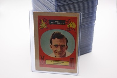 A&BC 1960 'Cricketers - Test Series' (94x69mm) - Mixed Lot - 74 Cards