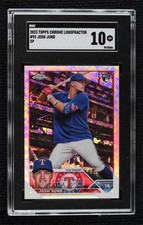 2023 Topps Chrome Logofractor Edition Image Variation Josh Jung SGC 10 GEM e8i