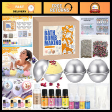 DIY Bath Bomb Making Kit - Craft Your Own Bath Bombs, Molds  Supplies for Gifts