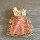 Vintage Barbie Francie Gold Rush dress, #1222 circa 1969