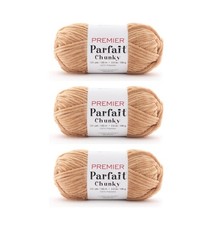 Bundle of 3 - Premier Yarns Parfait Chunky Yarn - Almond Butter 1150-81