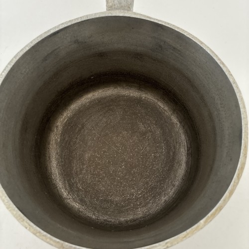 Set of 2 Vtg Hammered Club Aluminum 1 Qt. Sauce Pans Wood Handle Hanging Hook - Picture 15 of 20
