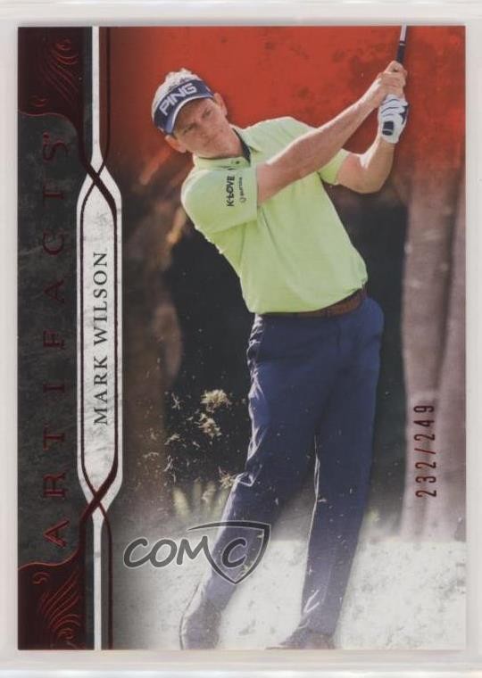2021 Upper Deck Artifacts Red 232/249 Mark Wilson #28 Rookie RC z6b
