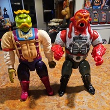 Vintage Bravestarr 1986 Sand Storm and Handlebar in complete 