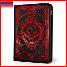Sleevechief Blood Oni Trading Card 360 Card Zipper 9 Pocket Side Loading Pages