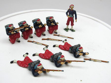 Vintage Lead Soldiers Lot Zouaves Hand Painted ACW Civil War