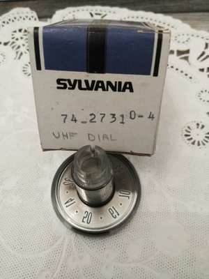 #ad VTG. Sylvania GTE 74 27310 4 UHF DIAL N.O.S. $15.98