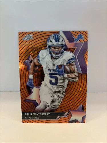 2025 Topps Cosmic Chrome David Montgomery Base (RAW)