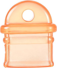 50 Pcs USB C Dust Plug Transparent Orange Type C Plug Cover Charging Port Caps U