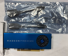 HP AMD Radeon Pro WX 3200 WX3200 4GB 4 x Mini Display - Graphics Video Card GPU