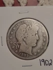 1902-O Barber Half Dollar