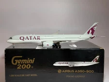 Gemini Jets 1:200 Qatar Airways AIRBUS A350-900 A7-ALB current colors G2QTR557