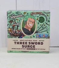 Dr. Squatch Limited Edition Bar Soap Zoro Three Sword Surge Medium Grit 5oz
