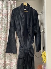 Goodfellow  Co Men's Dark Blue Plush Robe L/Xl