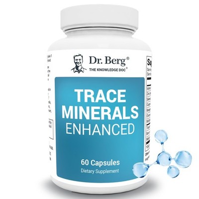 Dr. Berg Trace Minerals Enhanced Complex - Complete with 70+ Minerals Includi...