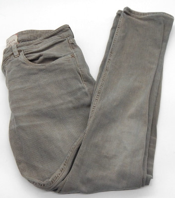 TELERIA ZED Cobra.20 Size 32 x 30 Gray Cotton Casual Jeans Pants Made In Italy