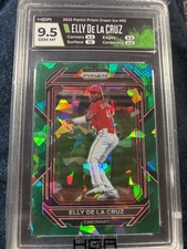 2023 prizm baseball Elly De La Cruz green ice RC #92