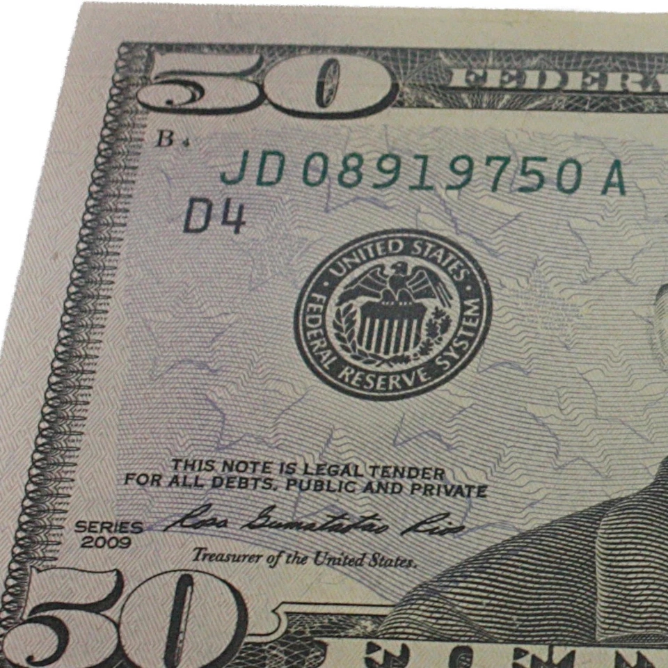 50 Dollar Federal Reserve Star Note — Ulysses S. Grant - Image 2 of 3