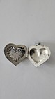 VINTAGE STERLING SILVER Lockett Heart Shaped BEAUTIFUL DESIGN — photo 3